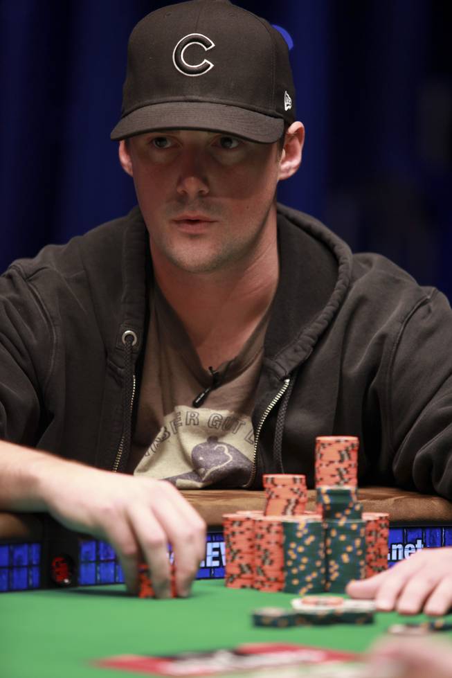 Eric Baldwin, CardPlayer Magazine's 2009 Player of the Year, competes in the World Series of Poker last summer. 
