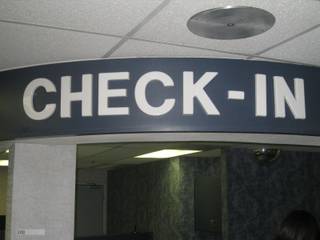 The check-in desk at the old Fremont Medical Building on Sixth and Fremont streets.
