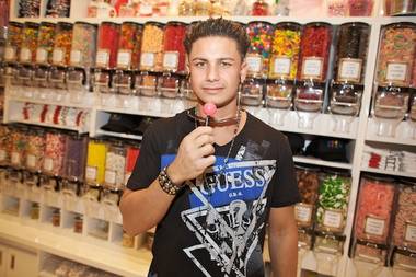 Paul “DJ Pauly D” Del Vecchio of MTV’s Jersey Shore at Sugar Factory in The Mirage.