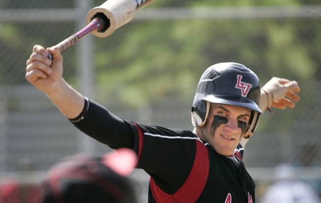 Harper, shown in a Las Vegas High School game last year, is expected to be the first pick of the Washington Nationals in June through baseball's First-Year Player Entry Draft. 
