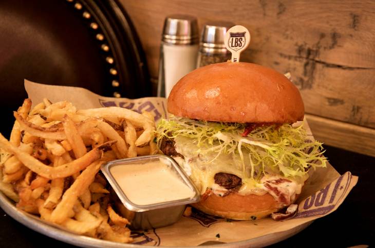 Sink your teeth into a burger at LBS.