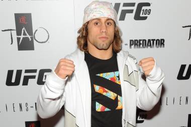 Urijah Faber at the UFC 109 after-party at Tao in The Venetian on Feb. 6, 2010.