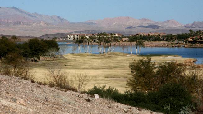 Pictured is part of Reflections Bay Golf Course at Lake Las Vegas.