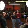 And ... action! #Soo and Bill Schanel give an on-camera interview in hopes of being selected to star in a Santa Fe Station resort commercial while attending a Station Casinos' winners banquet Feb. 12. 