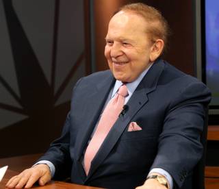 Las Vegas Sands CEO Sheldon Adelson was a guest Thursday on Jon Ralston's show, 