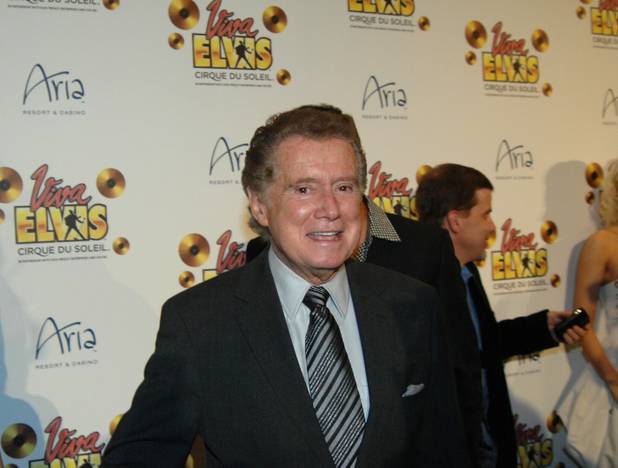 Regis Philbin arrives on the blue carpet for the <em>Viva ...