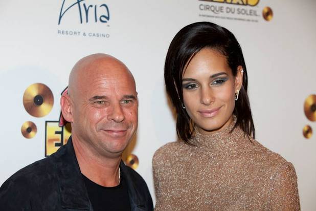 Guy Laliberte with his wife Claudia Barilla on the blue ...