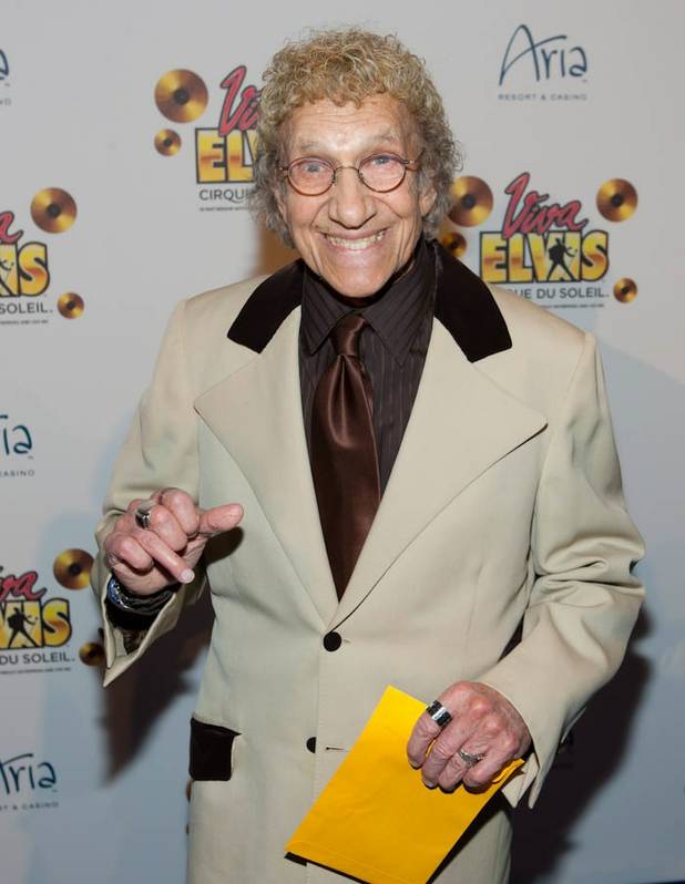 Sammy Shore on the blue carpet for the <em>Viva Elvis</em> ...