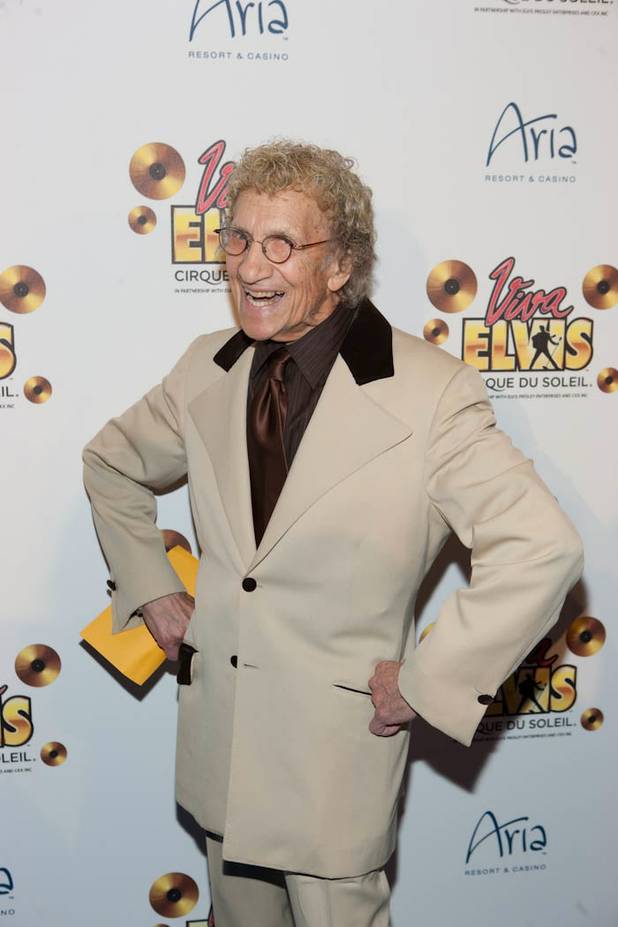 Sammy Shore on the blue carpet for the <em>Viva Elvis</em> ...
