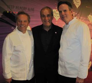 Wolfgang Puck, Larry Ruvo and Thomas Keller at the Keep Memory Alive 14th Annual Power of Love Gala at the Bellagio on Feb. 27, 2010.