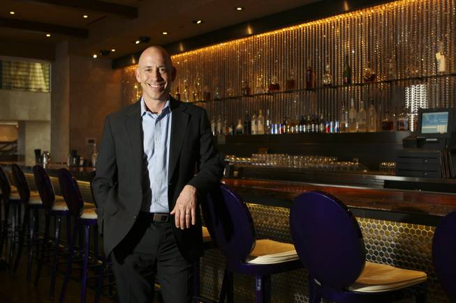 King of clubs: Michael Morton, co-founder of the N9NE Group, is shown at Nove Italiano restaurant, one of his seven venues at the Palms.
