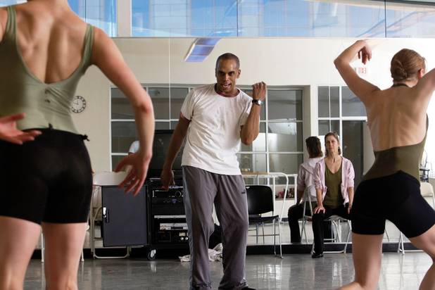 Choreographer Thaddeus Davis works with Nevada Ballet.
