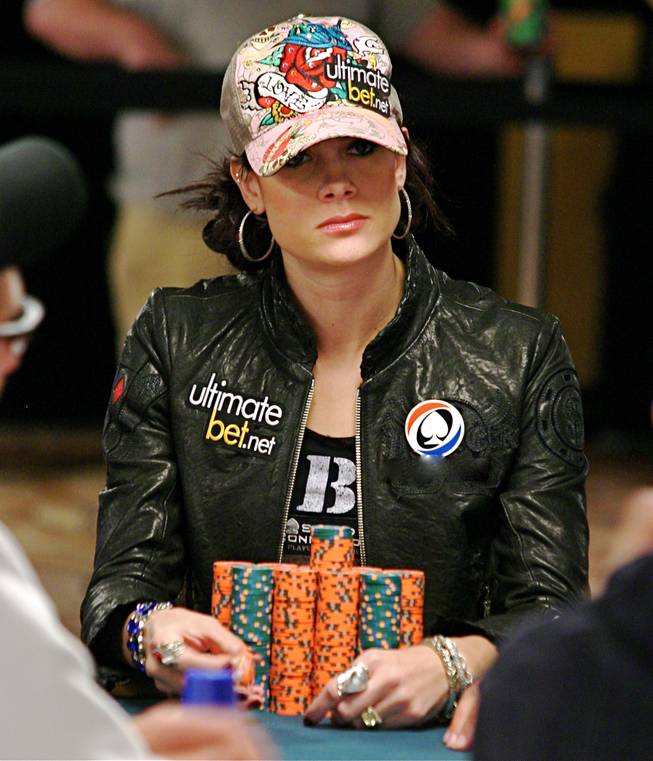 Tiffany Michelle competes at the 2008 World Series of Poker Main Event. Michelle finished 18th in the event, the highest of all females, and earned $334,534. 