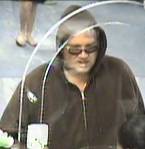 Police released this image of a man wanted in a bank robbery. 