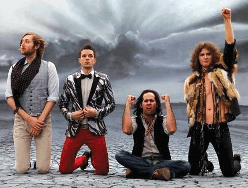 The current Killers lineup: (from left) Mark Stoermer, Brandon Flowers, Ronnie Vannucci and Dave Keuning.