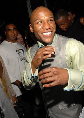 Floyd Mayweather Jr.'s official after-fight party at Studio 54 in MGM Grand on May 1, 2010. 
