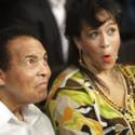 Celebrity boxing spectators