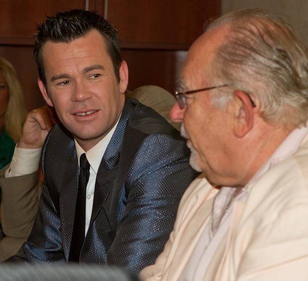Phil Burton of Human Nature and Robin Leach at Imperial ...