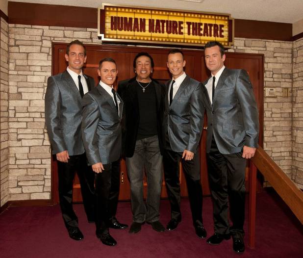 Smokey Robinson is flanked by Human Nature at the Imperial ...