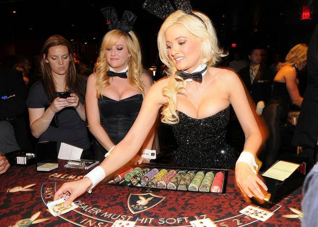 Palms says Playboy Club to close, ending partnership - Holly Madison works  as a Playboy Bunny dealer in the ... -