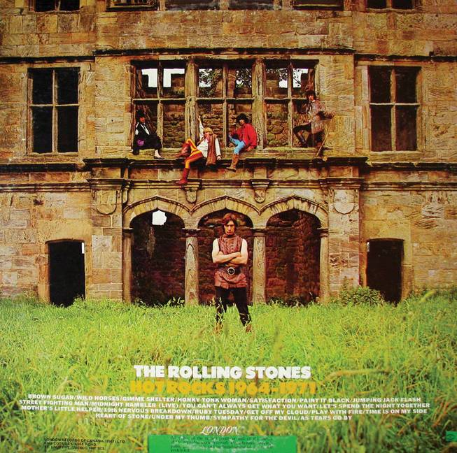 The cover of "Hot Rocks" by The Rolling Stones.