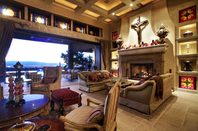 Criss Angel's mountaintop mansion Serenity.