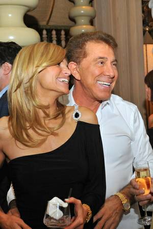 Andrea Hissom and Steve Wynn at Sinatra in the Encore on June 18, 2010.