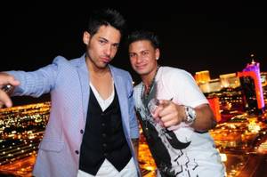 J-Roc and DJ Pauly D at the Palms.