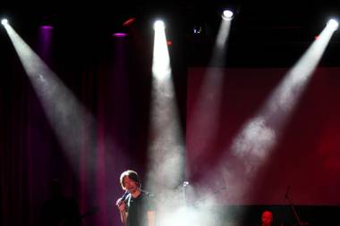 Brody Dolyniuk, frontman of Yellow Brick Road, performs during the opening night of his one-man show “Brody’s World” on Tuesday, June 29, 2010, at Ovation at Green Valley Ranch.