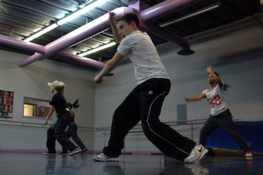 Prodigy Dance Crew (Varsity) practices a week before Hip-Hop International.