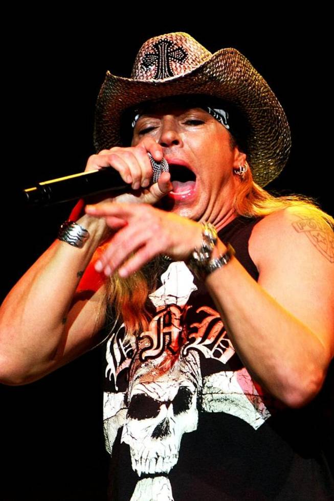 Bret Michaels at The Pearl in the Palms on Jan. 31, 2009.
