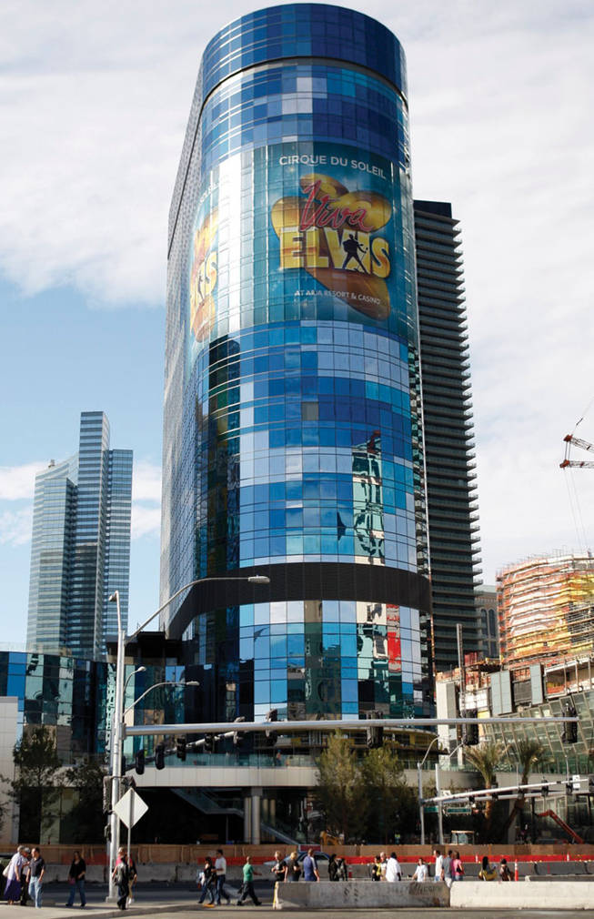 The Harmon Hotel at CityCenter is shown on the Las Vegas Strip.