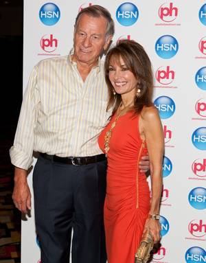 Helmut Huber and Susan Lucci at HSN's <em>Live From Vegas</em> at Planet Hollywood on Aug. 14, 2010.