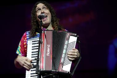 Weird Al Yankovic performs at the Henderson Pavilion Friday, August 20, 2010.