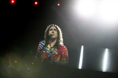 Weird Al Yankovic performs at the Henderson Pavilion Friday, August 20, 2010.