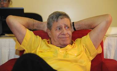 Jerry Lewis at the South Point Hotel on Aug. 26, 2010.