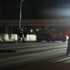 A taxicab was rear-ended a little after 6 p.m. Friday on Interstate 15 near Sahara Avenue. A 62-year-old Michigan man in the back seat of the cab was pronounced dead at the scene. Two other passengers and the cab driver were taken to University Medical Center.