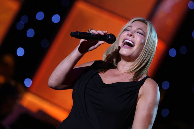 Artist Taylor Dayne performs Monday afternoon during the 45th Annual ...