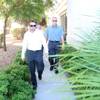 Jason Brooks of Gatski Commercial Services and Michael Hawks of First Federal Realty DeSimone Commercial Sales show Douglass Decries, right, of Eye Care Associates of Nevada available medical offices for lease on Pecos Road.