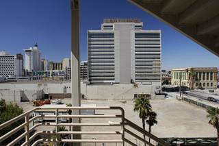 A view of the shuttered Lady Luck casino from the City Hall parking garage in downtown Las Vegas September 21, 2010. The Lady Luck, closed since 2006, is owned by the Los Angeles based CIM Group. STEVE MARCUS / LAS VEGAS SUN