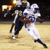 Basics DeVonte Boyd gains yards after the catch during the game Friday against Basic. Foothill came out on top 20-13.
