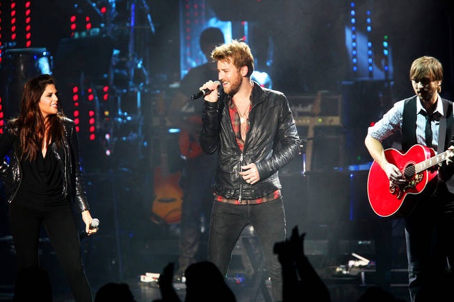 Lady Antebellum performs Saturday during the Justin Timberlake and Friends Concert Benefiting Shriners Hospitals for Children at Planet Hollywood Theater for the Performing Arts.