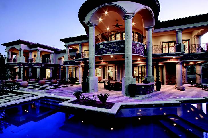 Eight bedrooms, 13 bathrooms, 14,148 square feet: The residence at 30 Olympia Hills Circle was among the most expensive homes sold in Las Vegas during 2012.