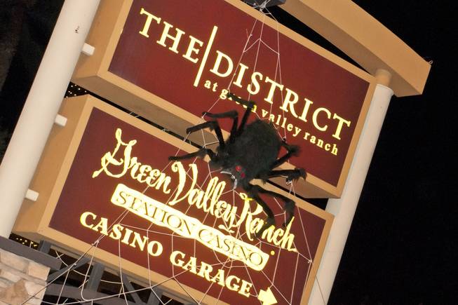 The District at Green Valley Ranch received a spooky makeover on Halloween night, October 31, 2010.  