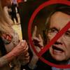An anti-Harry Reid sign is seen at the Republican's election night party Tuesday, November 2, 2010 at the Venetian