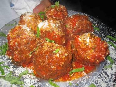 Steve Martorano’s&nbsp;meatballs.