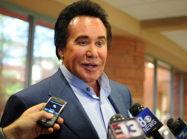 Wayne Newton addresses the media Wednesday, Nov. 17, 2010, after Clark County Commissioners approved an application that would open up his Las Vegas ranch to the public.