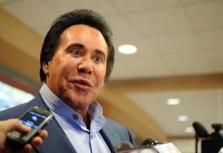 Wayne Newton addresses the media after Clark County Commissioners approved an application that would open up his Las Vegas ranch to the public on Wednesday, Nov. 17, 2010. 
