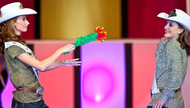 The Miss Rodeo America Pageant fashion show at The Orleans ...