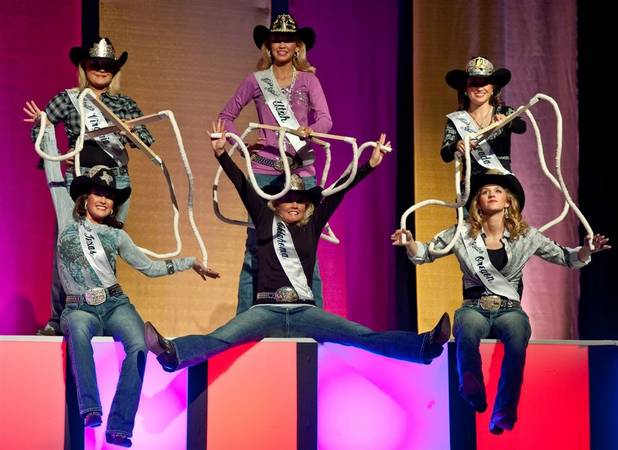 The Miss Rodeo America Pageant fashion show at The Orleans ...